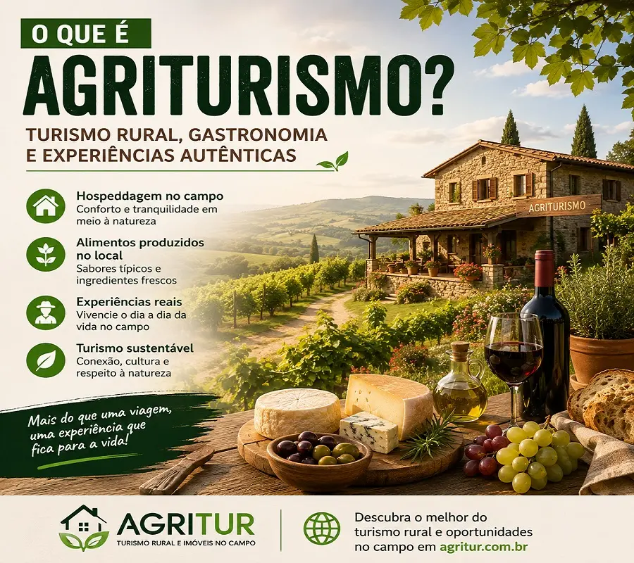 descubra o encanto do agriturismo